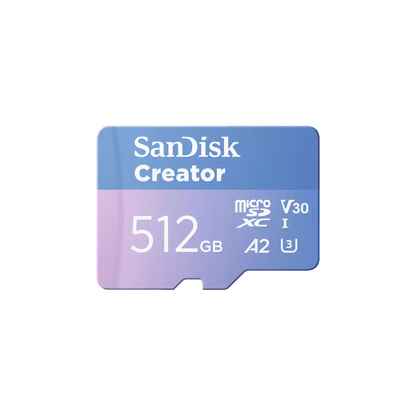 SanDisk Creator microSD Card 512GB