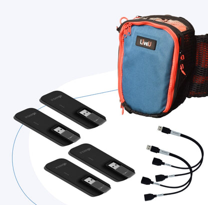 LiveU PRO Connect Quattro 4 Modem Bundle for LiveU Solo PRO