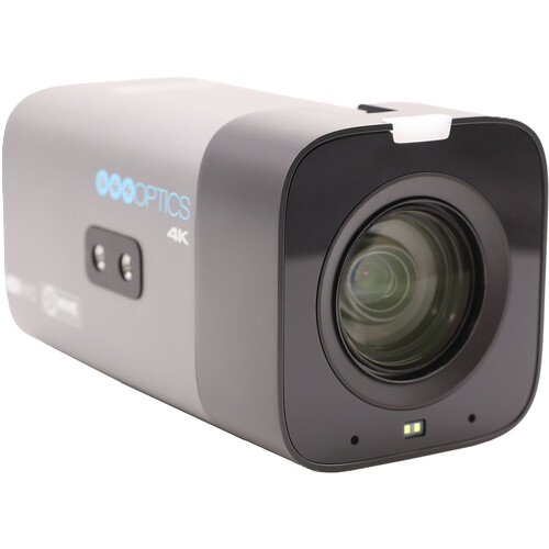 PTZOptics Studio 4K 12x Zoom Box Camera Right Front Angle