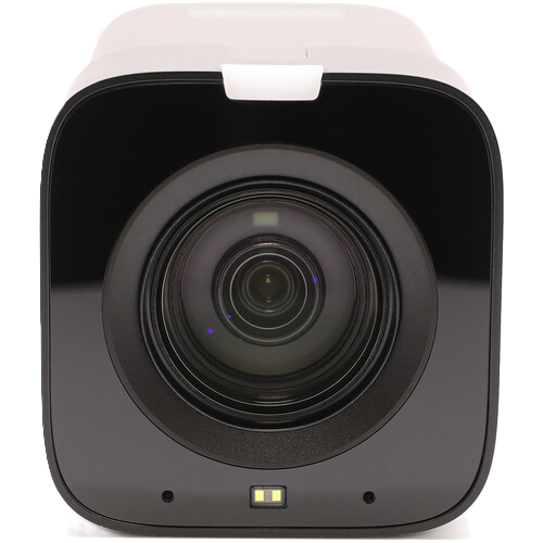 PTZOptics Studio 4K 12x Zoom Box Camera Front Lens View