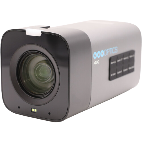 PTZOptics Studio 4K 12x Zoom Box Camera Left Front Angle