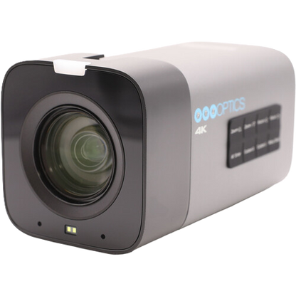 PTZOptics Studio 4K 12x Zoom Box Camera Left Front Angle