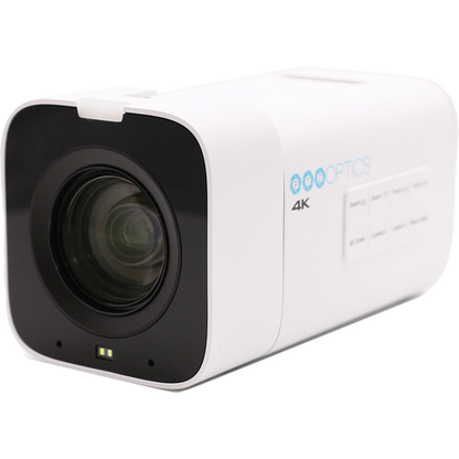 PTZOptics Studio 4K Camera with 20x Optical Zoom Front Left Side Angle View