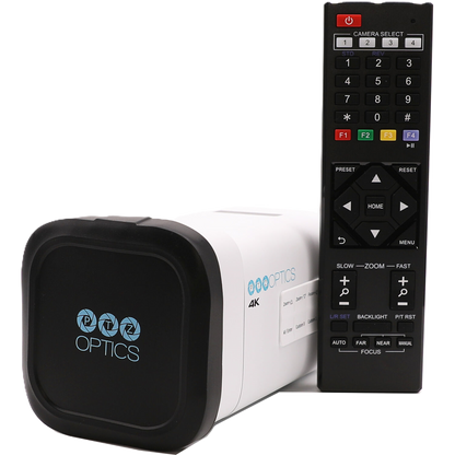 PTZOptics Studio 4K Camera with 20x Optical Zoom with Remote Control