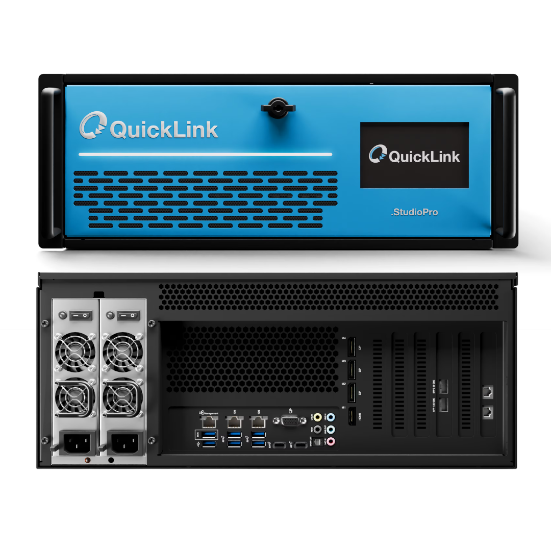 QuickLink StudioPro 2110 - SFP28, 4x 4K / 32x HD In/Out Video Production System