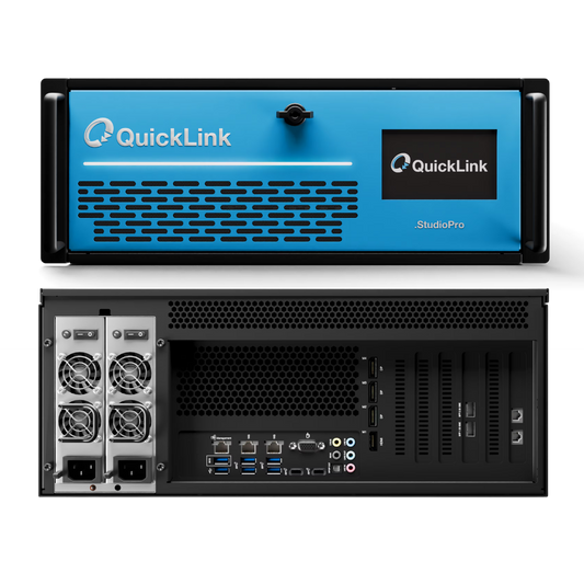 QuickLink StudioPro 2110 - SFP28, 4x 4K / 32x HD In/Out Video Production System