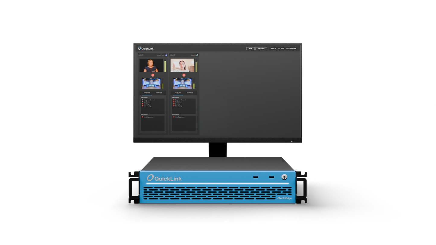 QuickLink StudioEdge Video Conferencing Calls for Productions - 2x SDI Inputs, 2x SDI Outputs