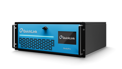 QuickLink StudioPro-16 16x Configurable 12G-SDI (HD/4K/8K) with RRC with Power Supply Dual Hot-Swap, Includes Conference Calling (Advanced) with balanced XLR Audio Hardware