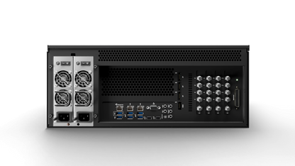 QuickLink StudioPro-16 16x Configurable 12G-SDI (HD/4K/8K) with RRC with Power Supply Dual Hot-Swap, Includes Conference Calling (Advanced) with balanced XLR Audio Hardware