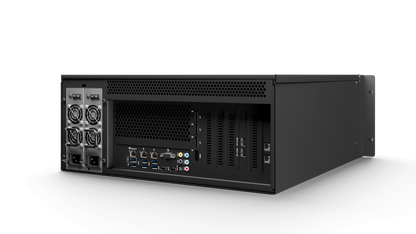 QuickLink StudioPro-2110 2-Dual 25 GbE SFP28, Supports 4x 4K or 32x HD Inputs and Outputs with ST 2022-7 Software Codec, Software Effects and GPU Effects are Not Included, with RRC with Power Supply Dual Hot-Swap, Includes Conference Calling (Advance