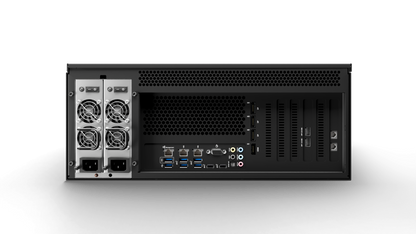 QuickLink StudioPro-2110 2-Dual 25 GbE SFP28, Supports 4x 4K or 32x HD Inputs and Outputs with ST 2022-7 Software Codec, Software Effects and GPU Effects are Not Included, with RRC with Power Supply Dual Hot-Swap, Includes Conference Calling (Advance