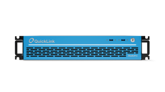 QuickLink StudioPro-8 8x configurable 12G-SDI (HD/4K/8K) with RRC™ with Power Supply Dual Hot-Swap, Includes Conference Calling (Advanced)