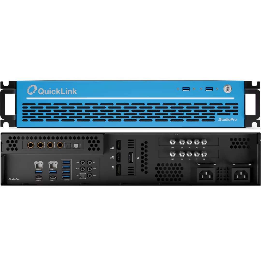 QuickLink StudioPro8 - 8x 12G-SDI (HD/4K/8K) Video Production System