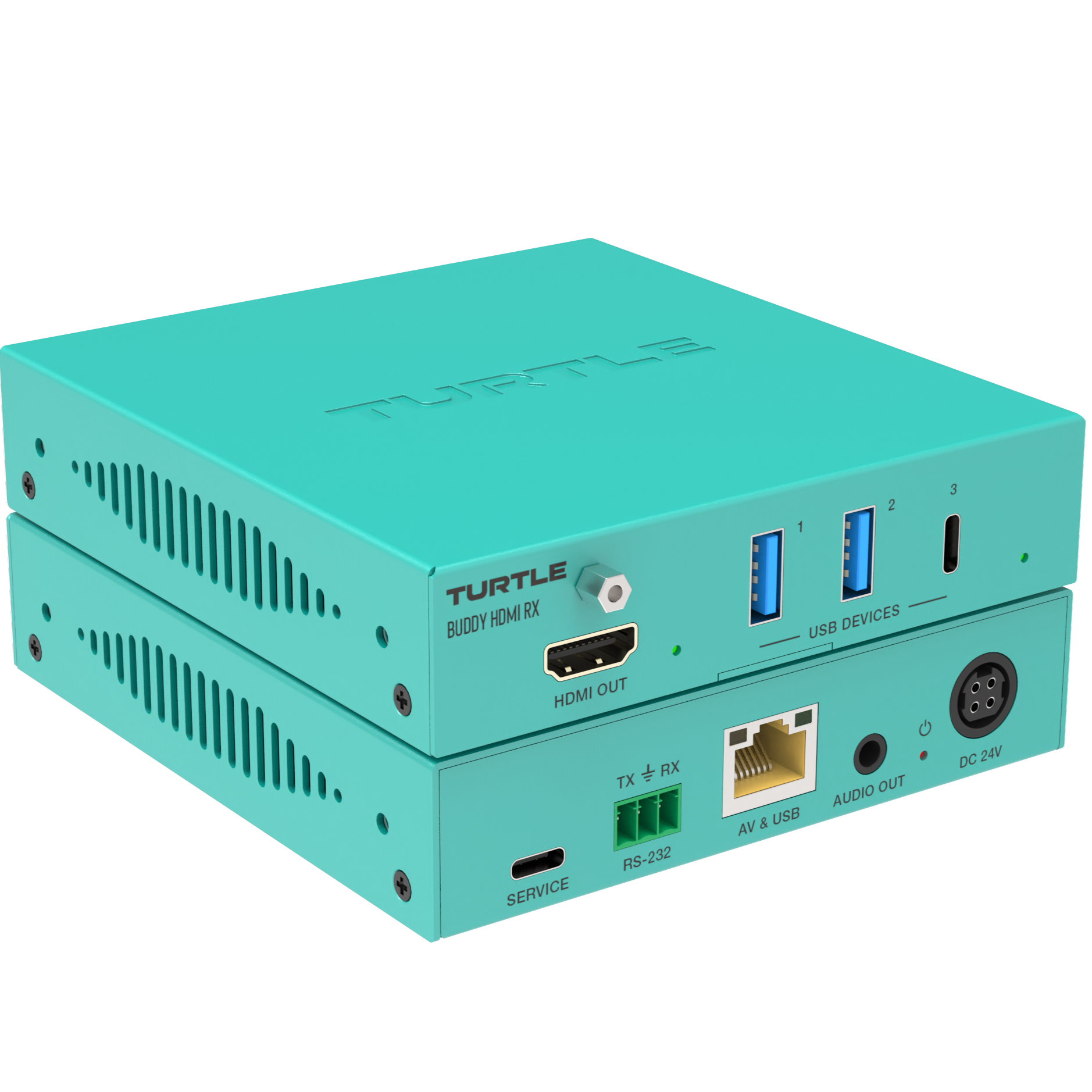 Turtle Boardroom Buddy HDMI RX Side