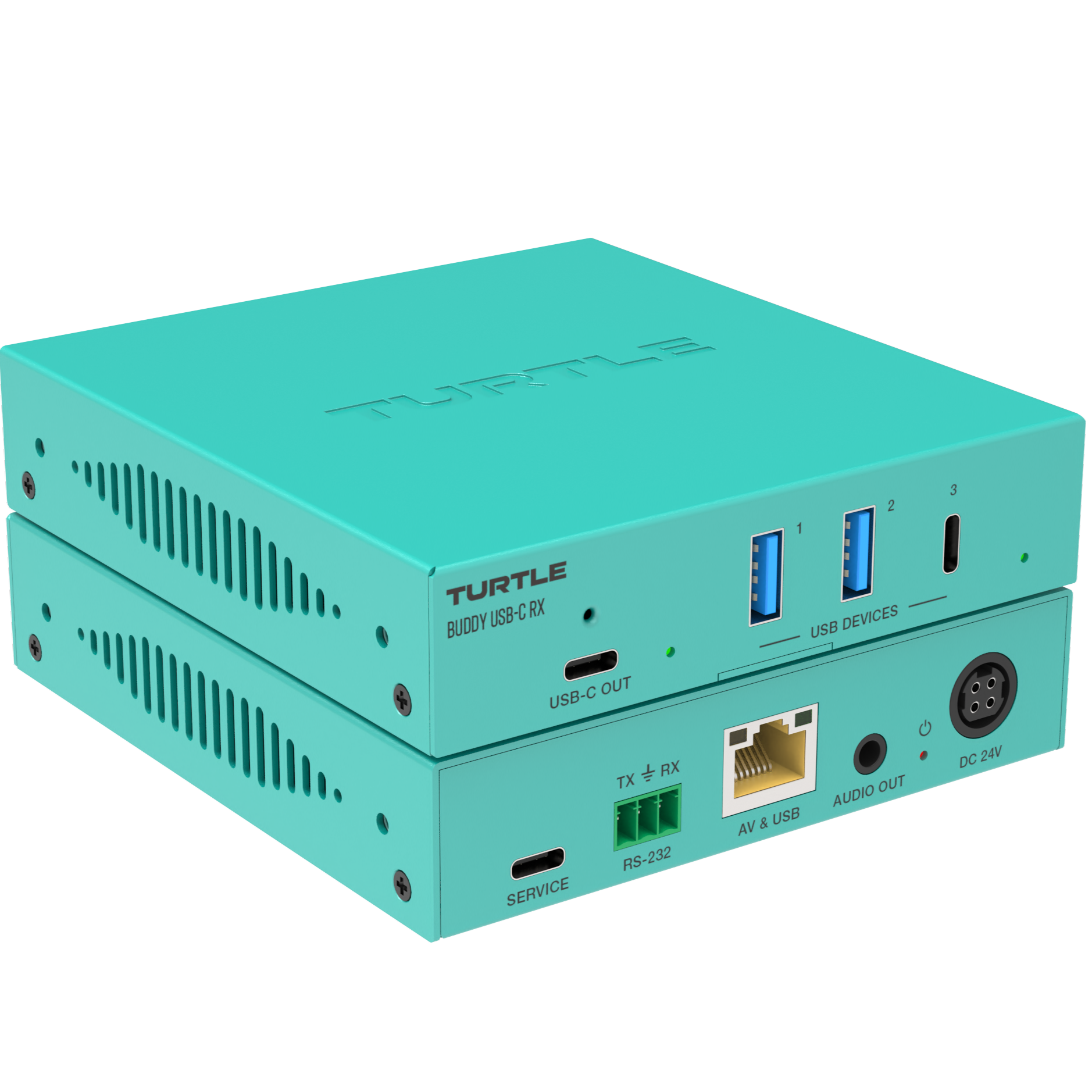 Turtle Boardroom Buddy USB-C RX Side
