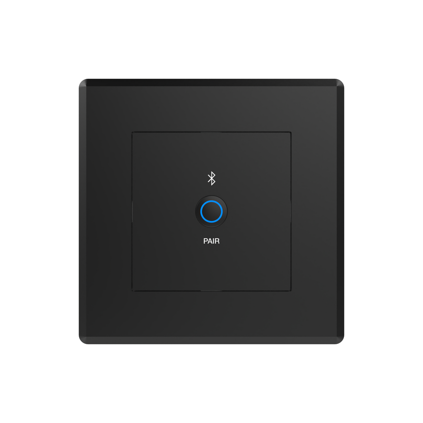 Turtle Dante Bluetooth Wallplate, EU Wall Box (Black) Front