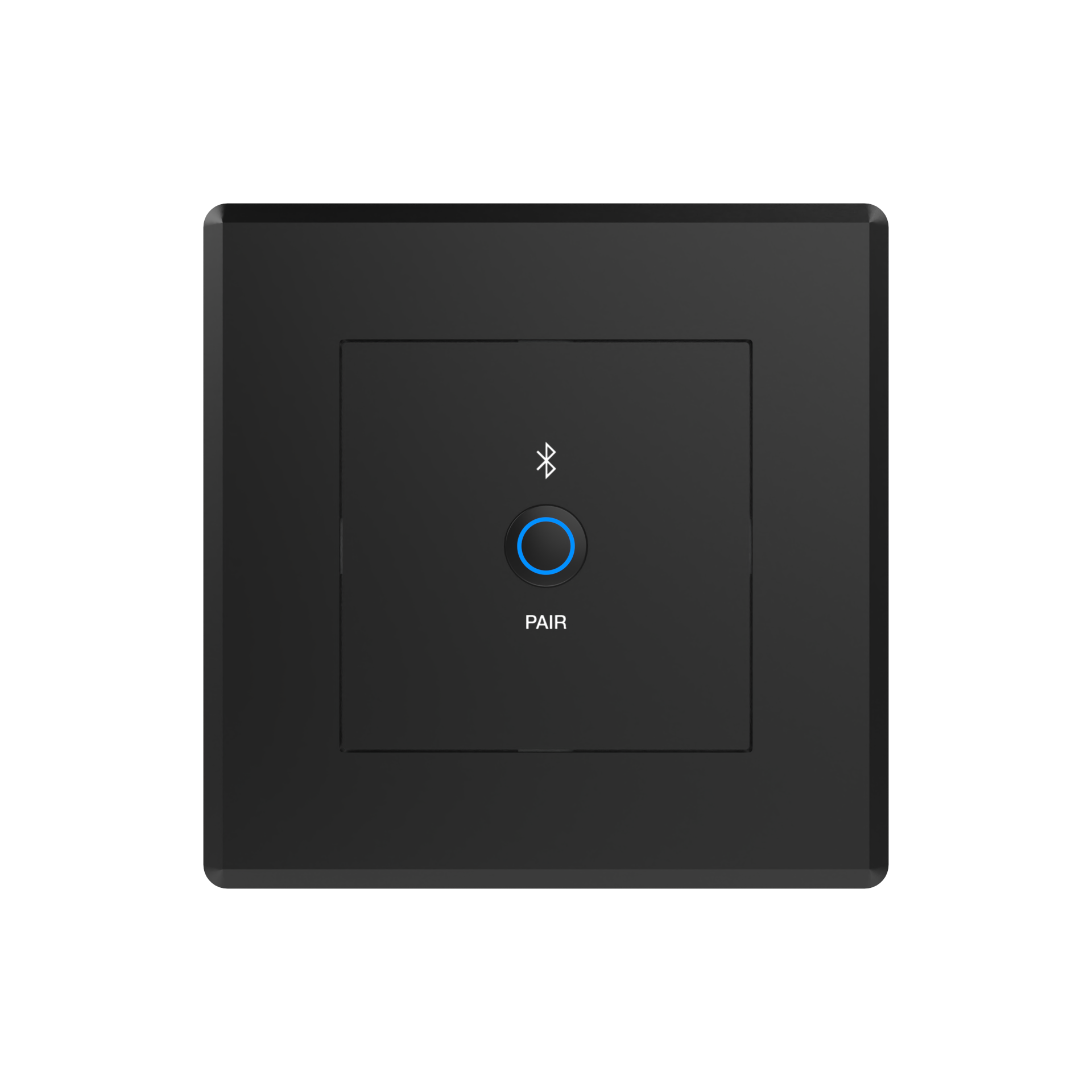 Turtle Dante Bluetooth Wallplate, EU Wall Box (Black) Front