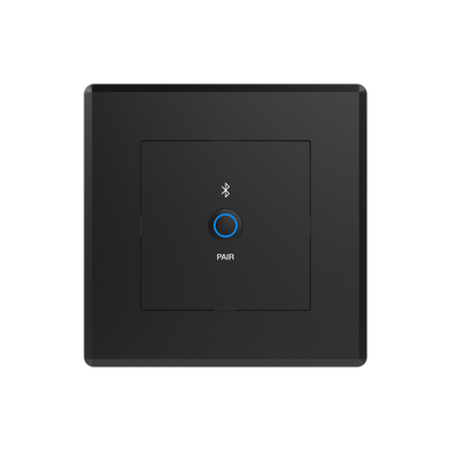 Turtle Dante Bluetooth Wallplate, EU Wall Box (Black) Front