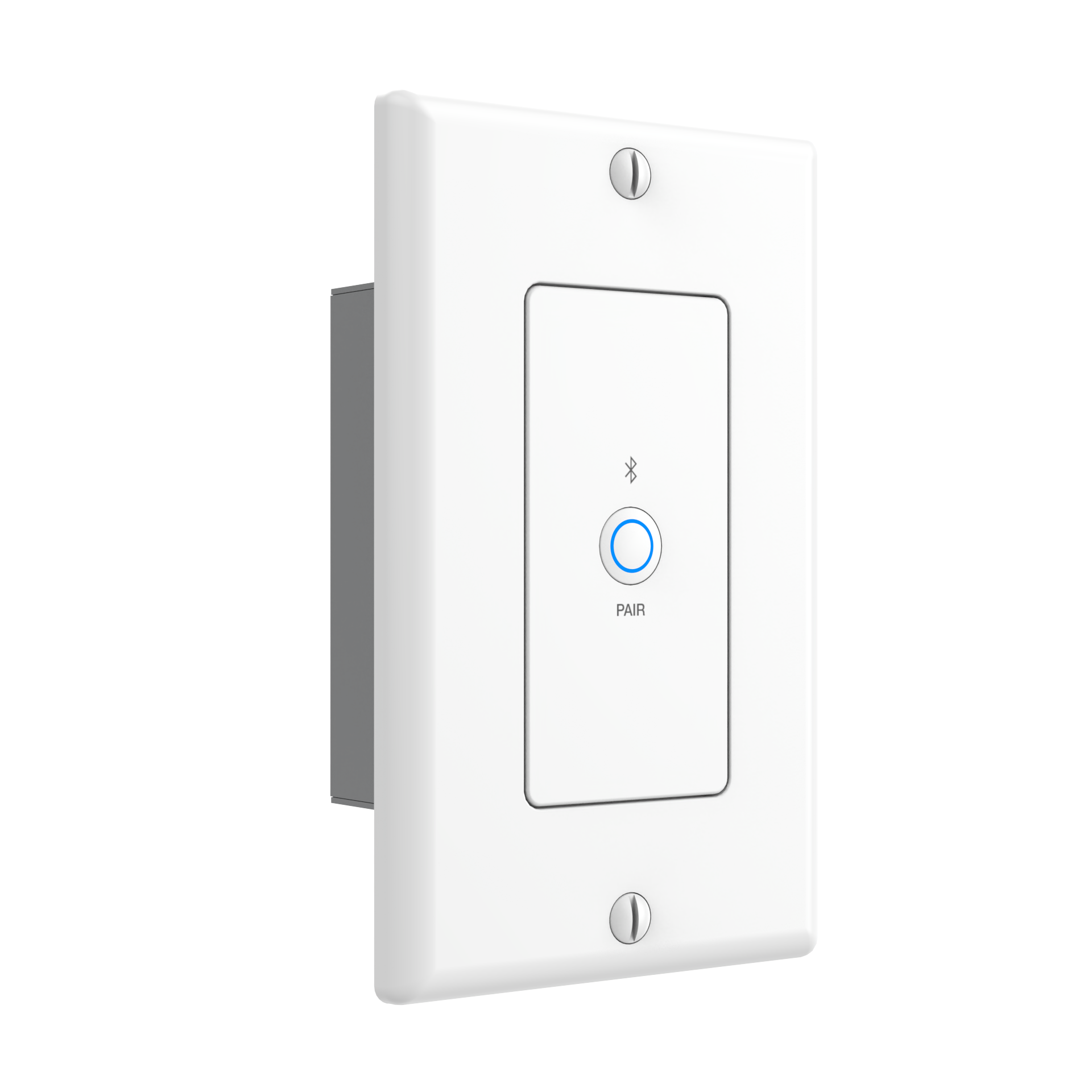 Turtle Dante Bluetooth Wallplate, US 1 Gang Decora (White)