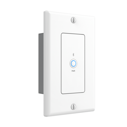 Turtle Dante Bluetooth Wallplate, US 1 Gang Decora (White)