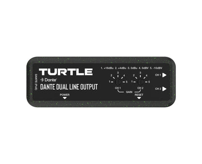 Turtle Dante Dual Channel Analog Line Output Adapter with Gain Controls
