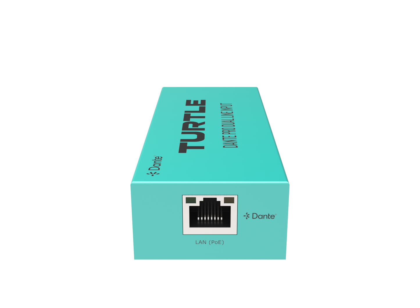 Turtle Dante Pro Dual Channel Analog Line Input Adapter with Gain Control