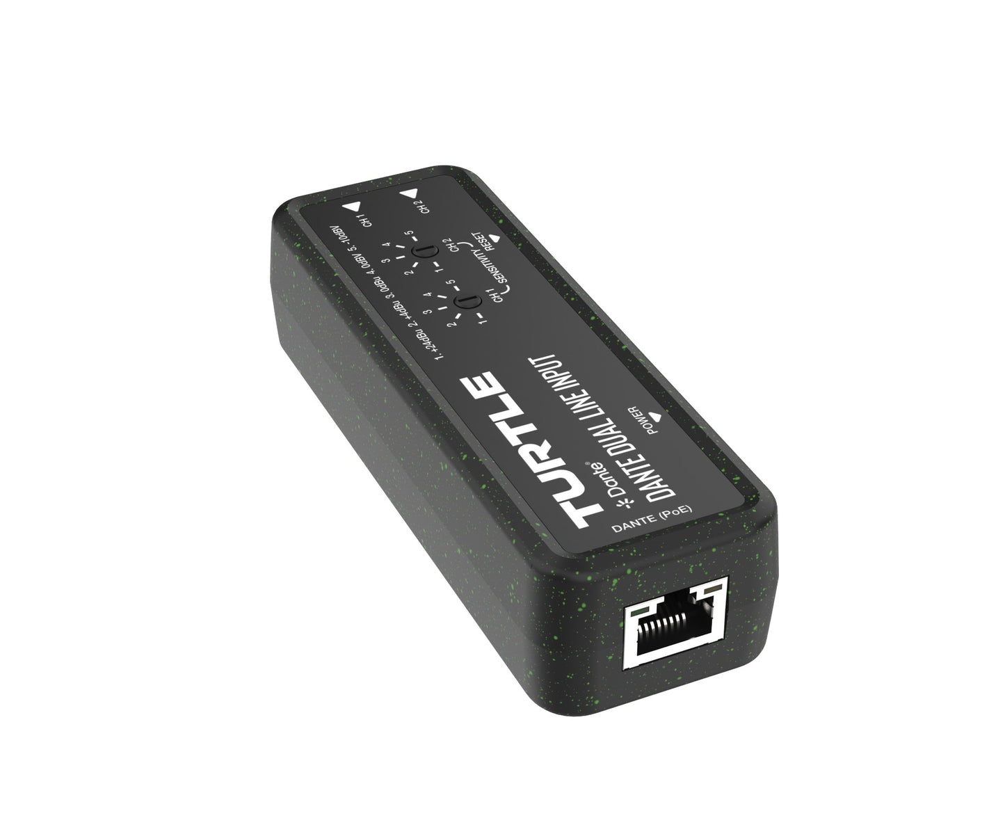 Turtle Dante Dual Channel Analog Line Input Adapter with Gain Controls