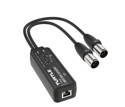 Turtle Dante Dual Channel Dante to Analog XLR Adapter