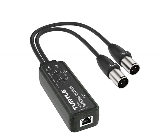 Turtle Dante Dual Channel Dante to Analog XLR Adapter