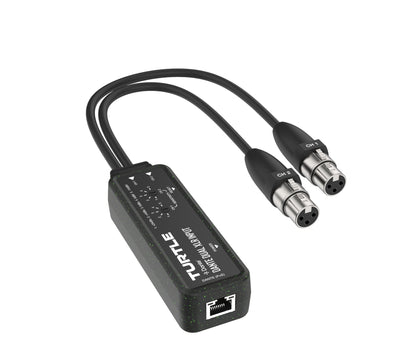 Turtle Dante Dual Channel Analog XLR to Dante Adapter