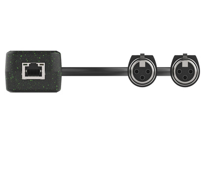 Turtle Dante Dual Channel Analog XLR to Dante Adapter