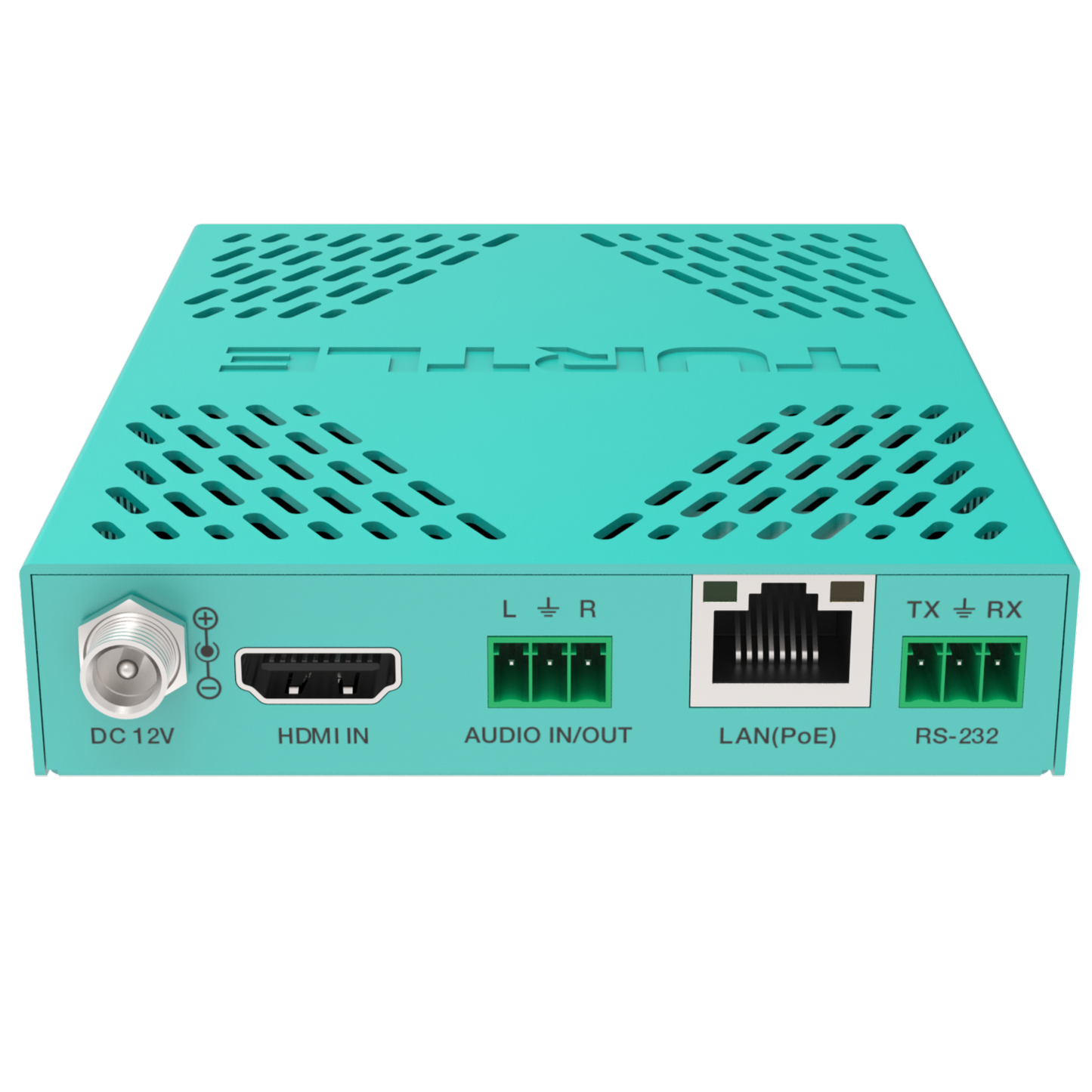Turtle DARWIN 4K TX. H.265 HDMI 4K AV over IP Transmitter Back