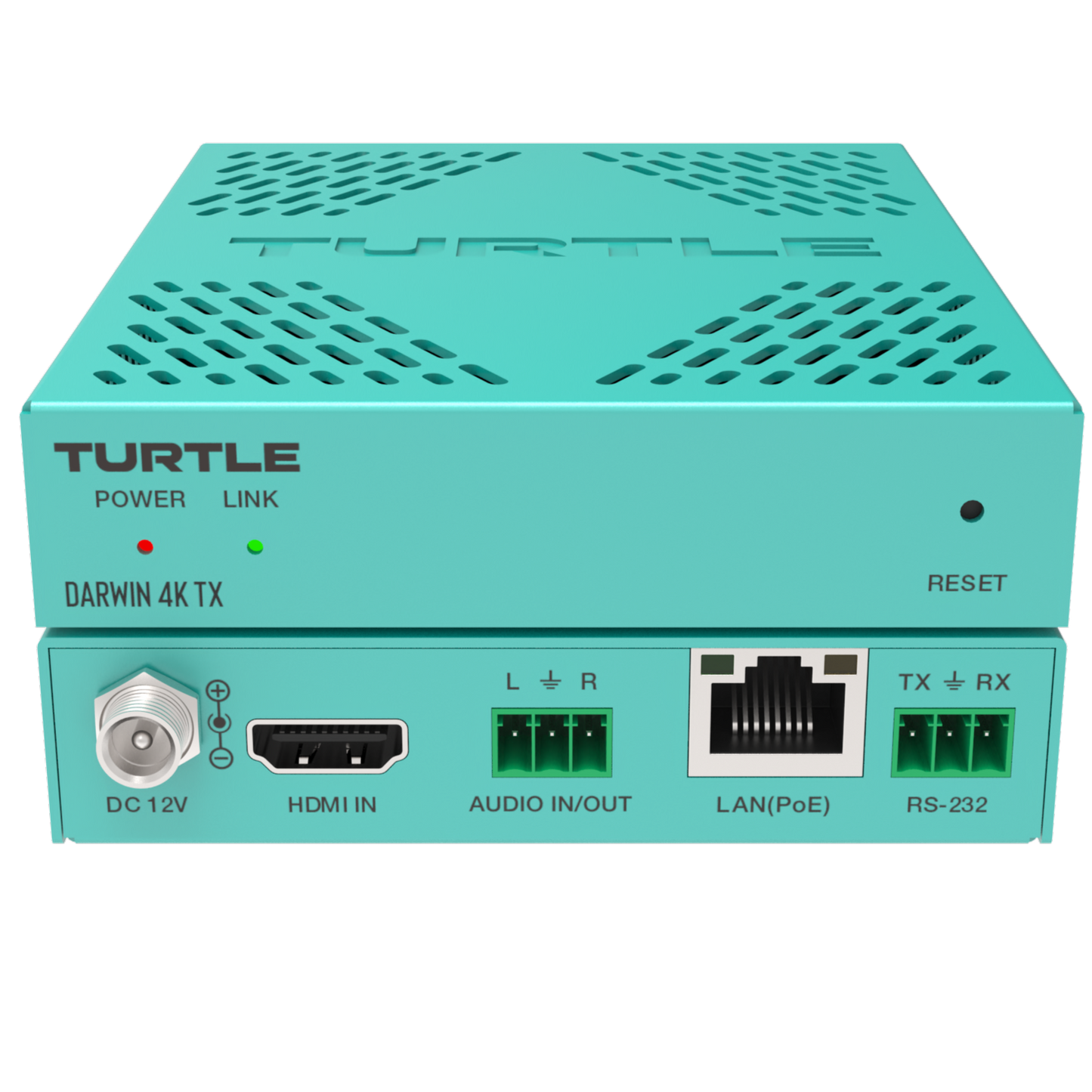 Turtle DARWIN 4K TX. H.265 HDMI 4K AV over IP Transmitter
