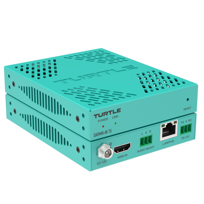 Turtle DARWIN 4K TX. H.265 HDMI 4K AV over IP Transmitter Side