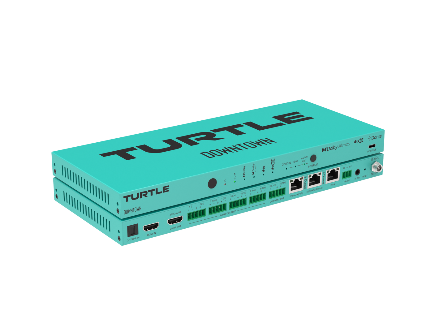 Turtle AV DOWNTOWN Side Angle