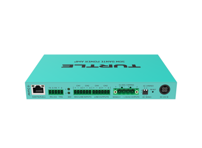 Turtle Av 30W PoE+ Dante Power Amp Ports