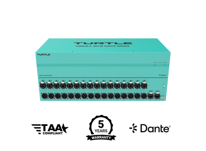 Turtle AV Mineola 16x16 Dante Audio Bridge