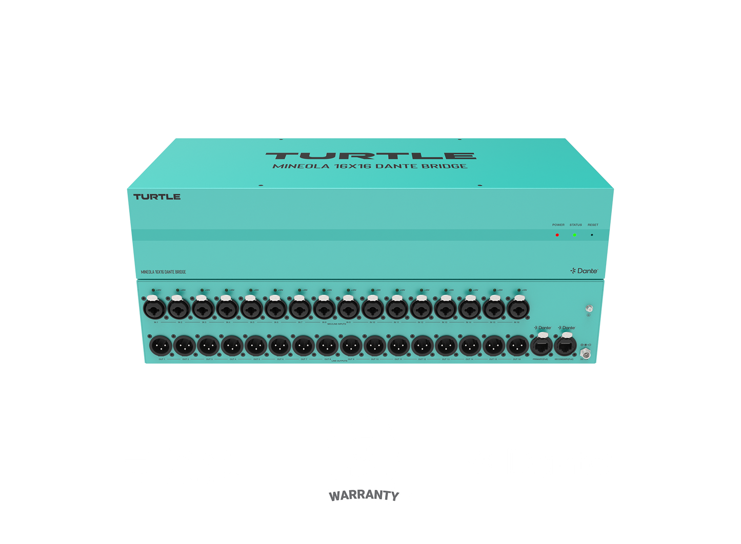 Turtle AV Mineola 16x16 Dante Audio Bridge
