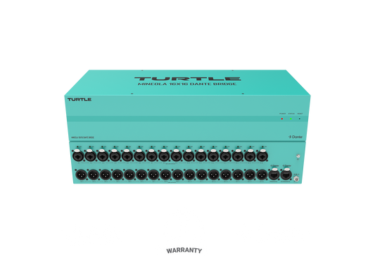 Turtle AV Mineola 16x16 Dante Audio Bridge
