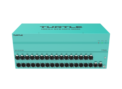 Turtle AV Mineola 16x16 Dante Audio Bridge 