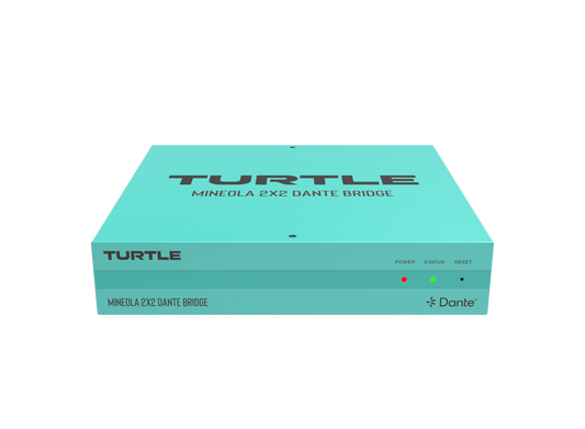 Turtle Mineola 2x2 Dante Audio Bridge