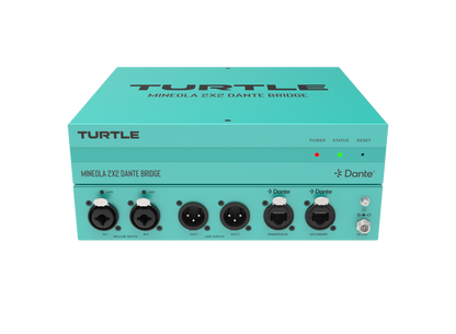 Turtle Mineola 2x2 Dante Audio Bridge
