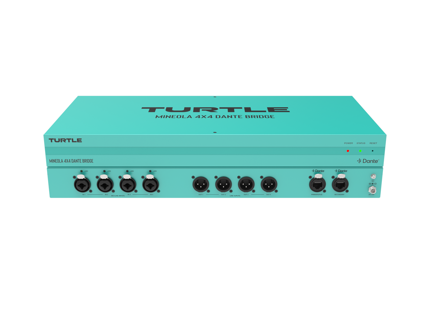 Turtle Mineola 4x4 Dante Audio Bridge
