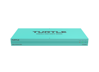 Turtle Mineola 8x8 Dante Audio Bridge