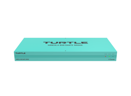 Turtle Mineola 8x8 Dante Audio Bridge