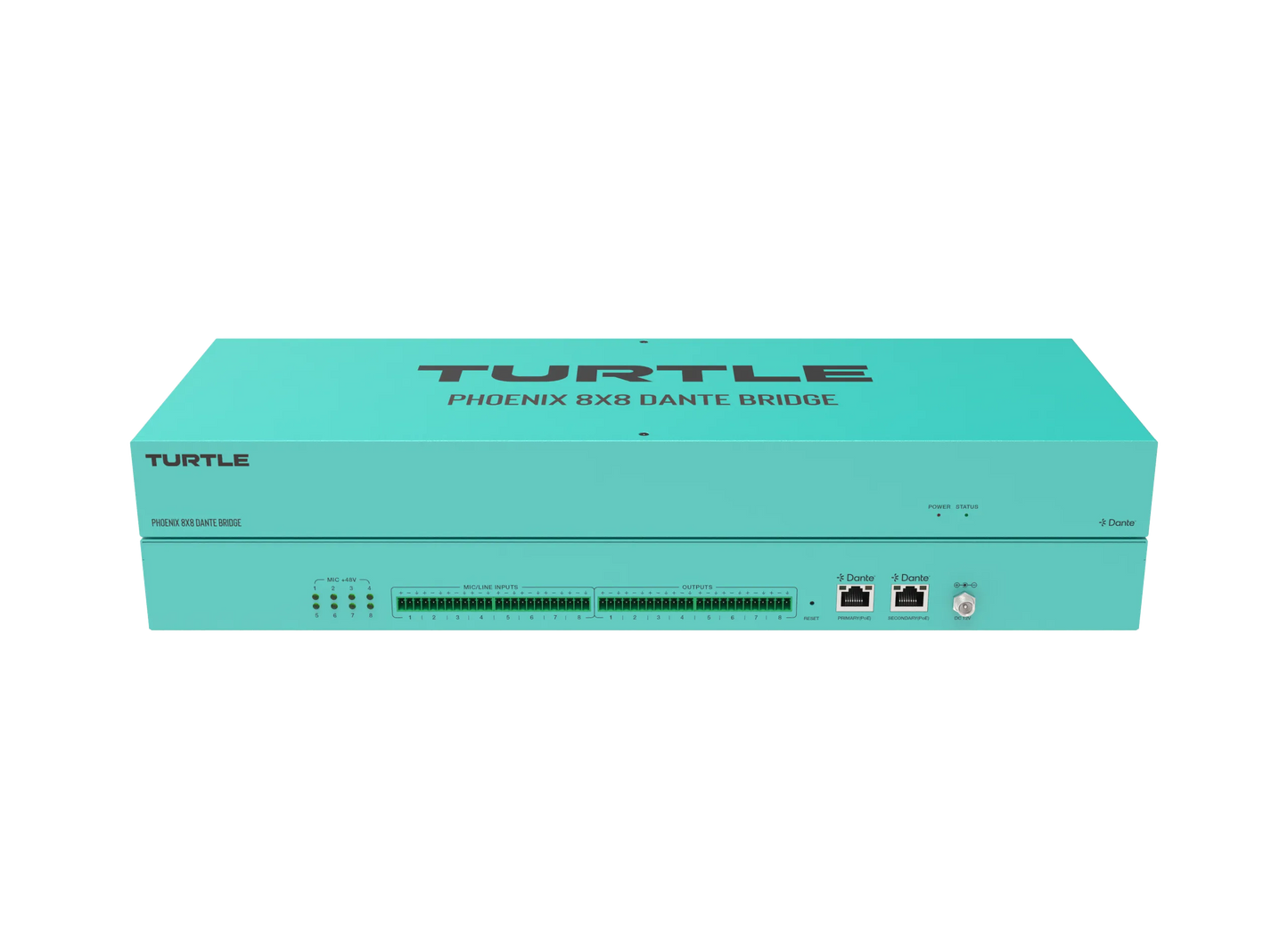 Turtle AV Phoenix 8x8 Dante Audio Bridge