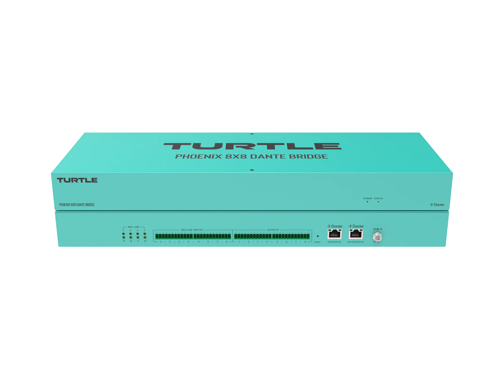 Turtle AV Phoenix 8x8 Dante Audio Bridge