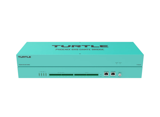 Turtle AV Phoenix 8x8 Dante Audio Bridge