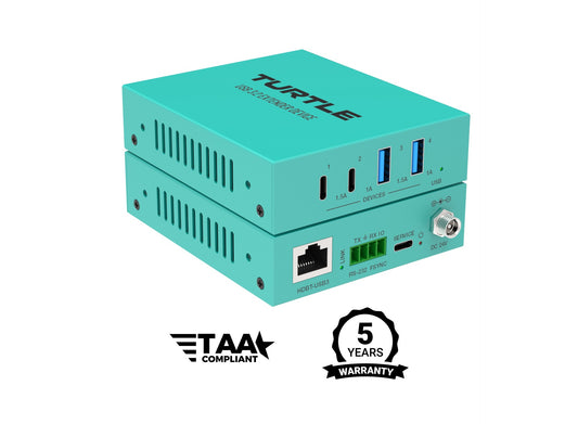 Turtle 100m USB 3.2 5Gbps Extender Kit over CAT