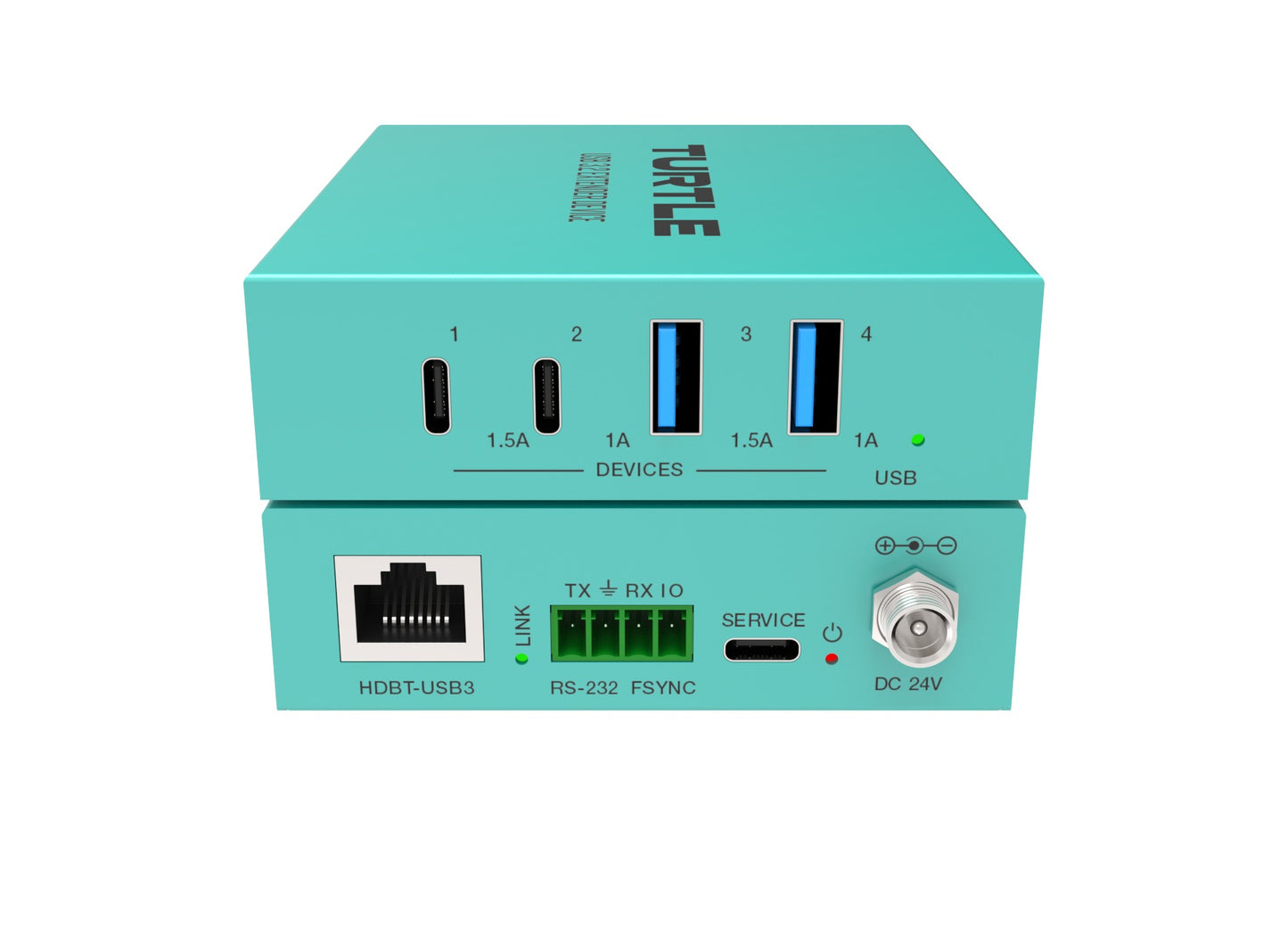 Turtle 100m USB 3.2 5Gbps Extender Kit over CAT